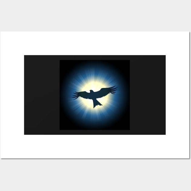 Flying nighthawk Wall Art by devaleta